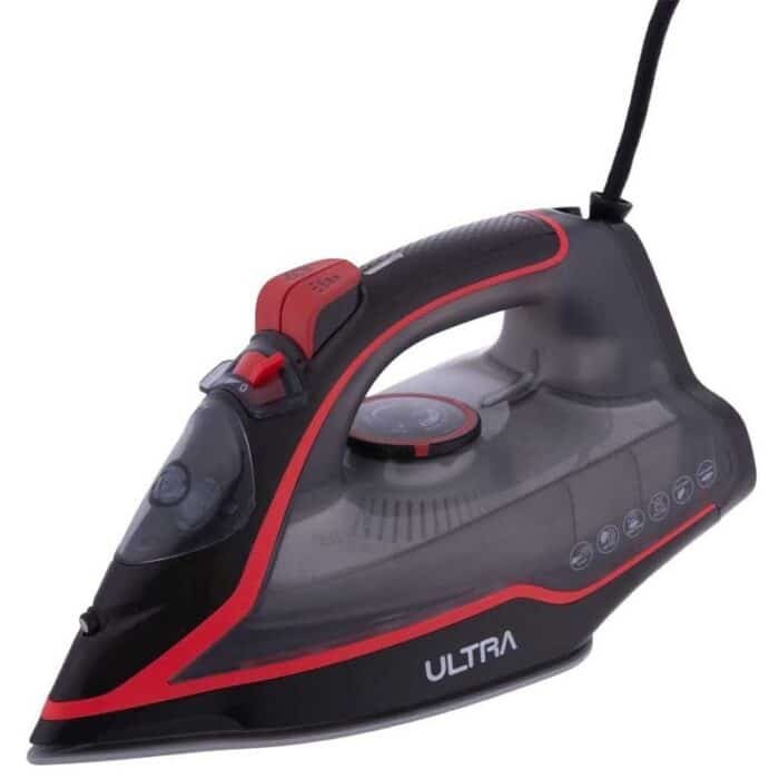 Ultra Steam Iron - 300ml - 2200W - Black & Red - UI22KRE1 - Image 1