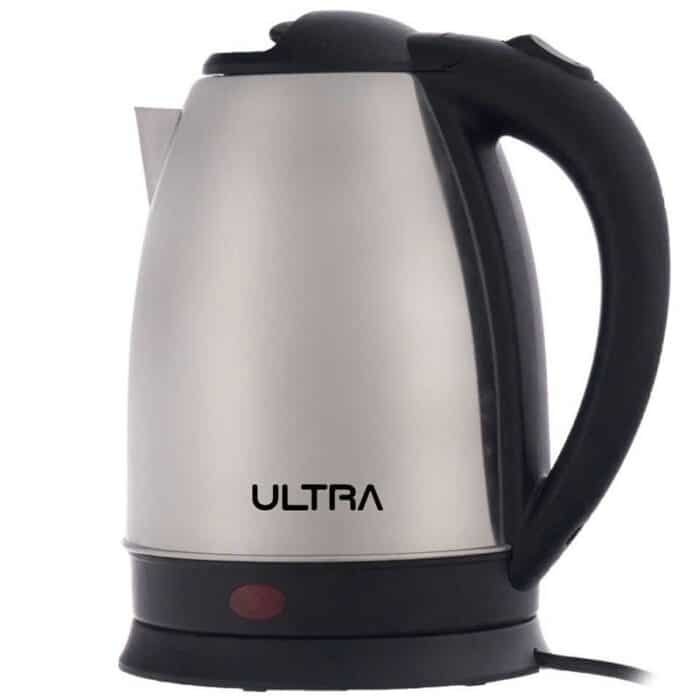 Ultra Stainless Kettle - 2L - 1500W - Black & Stainless - UKS15EE1 - Image 1