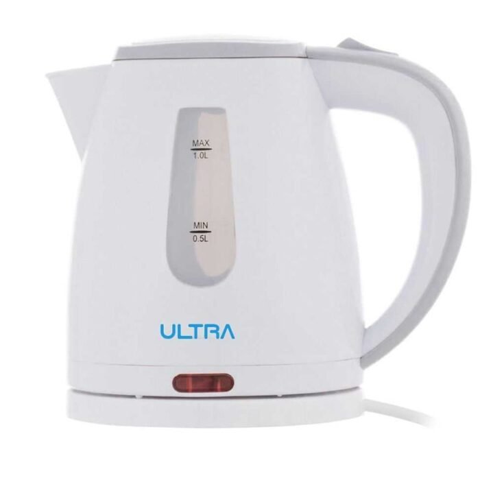 Ultra Plastic Kettle - 1L - 1200W - White - UKP12WE1 - Image 1