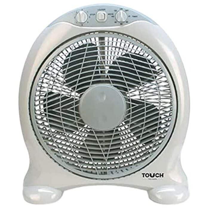 Touch Box Fan - 14 Inch - Auto Switch Off - White - 40202 - Image 1