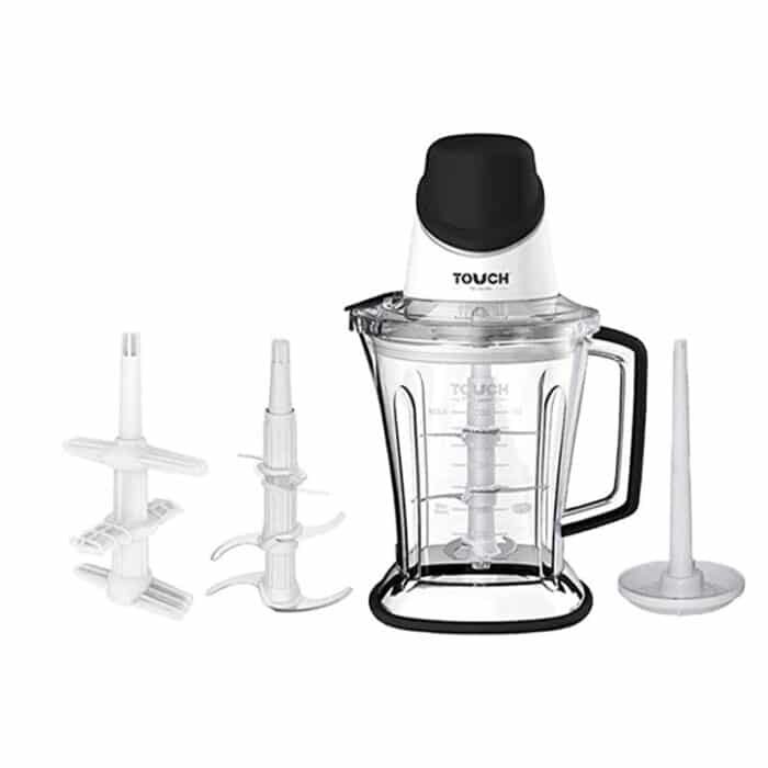 Touch Meat Chopper - 1.5L - 700W - Garlic Peeler - Black - 40544 - Image 1