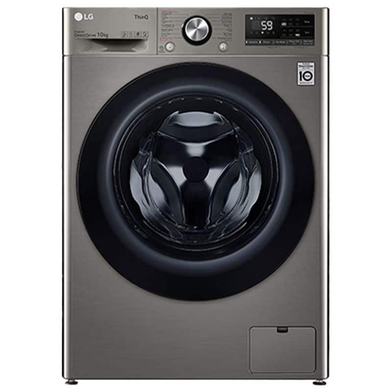 LG Vivace Automatic Front Loading Washing Machine - 10K - AI DD Technology - Silver - F4Y5RYGYPV LG Vivace Automatic Front Loading Washing Machine - 10K - AI DD Technology - Silver - F4Y5RYGYPV - Image 1