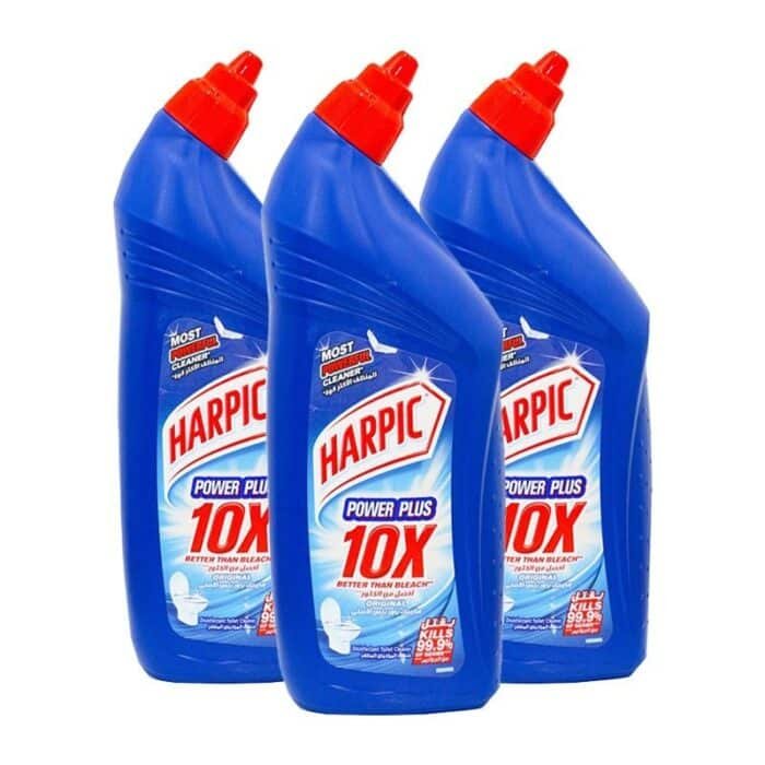 Harpic Power Plus Toilet Cleaner - 700ml x 3 Pieces - Image 1