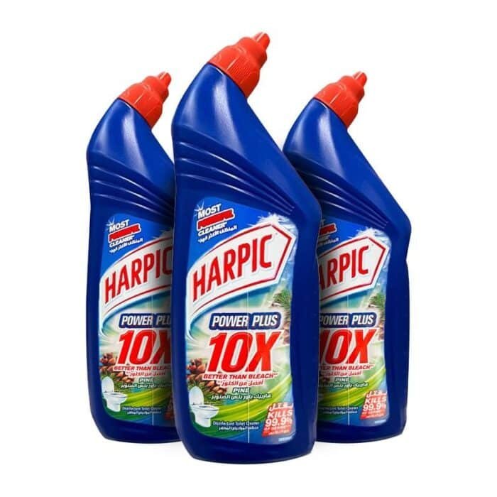 Harpic Pine Disinfectant Toilet Cleaner - 700ml x 3 Pieces - Image 1