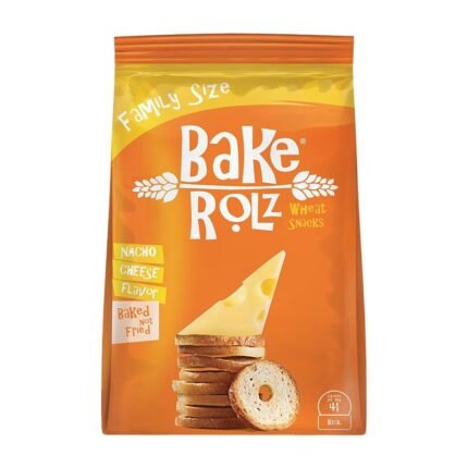 Bake Rolz Nacho Cheese Snacks - 90g