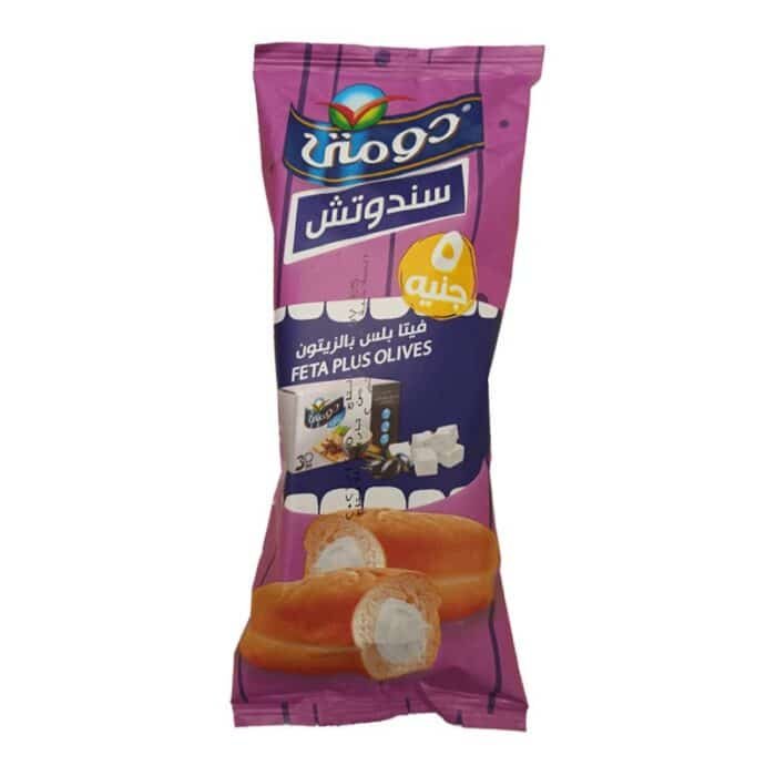 Domty Jumbo Plus Olives Cheese Sandwich - Image 1