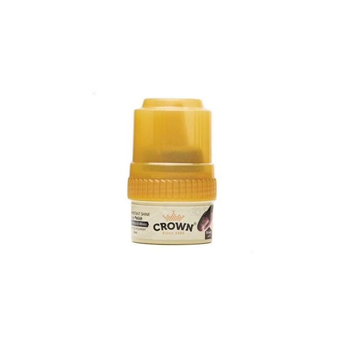 Crown Cream Shoe Polish - 50ml - Brown - Image 1