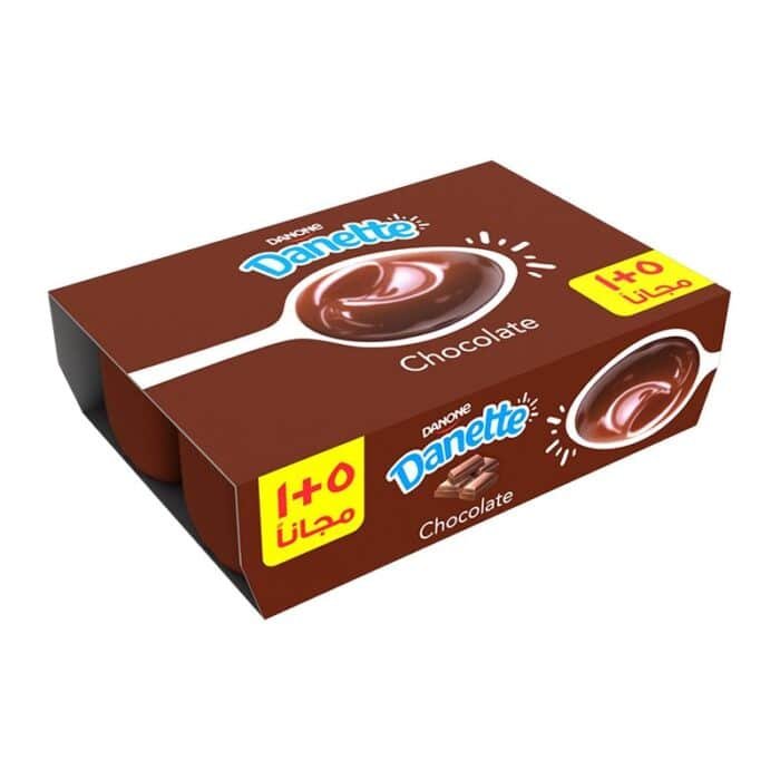 Danette Chocolate Pudding - 100g - 6 Pieces - Image 1