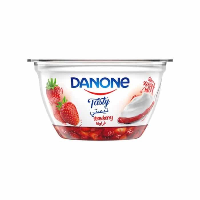 Danone Tasty Strawberry Yogurt - 110g - Image 1