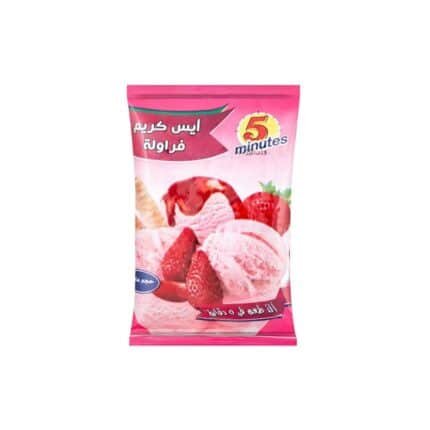Five Minutes Strawberry Ice Cream Powder - 200g