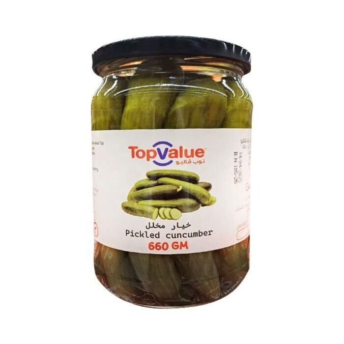 Top Value Pickled Cucumber - 660g - Image 1