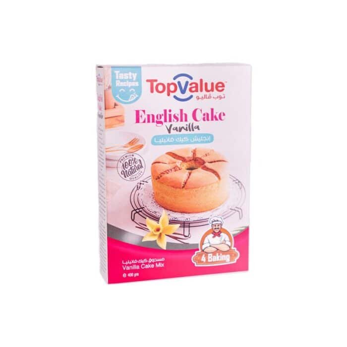 Top Value Vanilla English Cake - 400g - Image 1