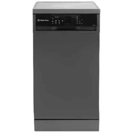 White Point Dishwasher - 10 Person - 5 Programs - 3 Water Sprinkles - Black - WPD105DB