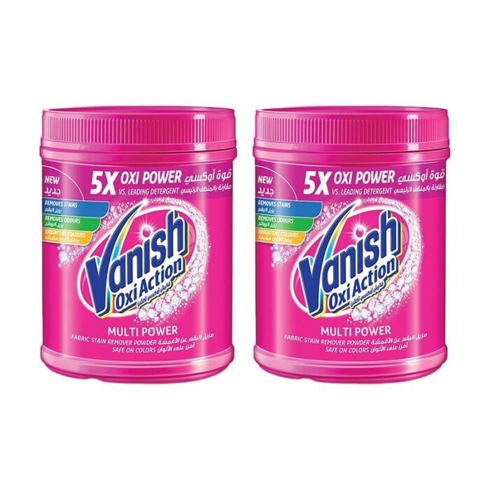 Vanish Oxi Action Powdered Stain Remover - 450g x 2 Pieces - Image 1