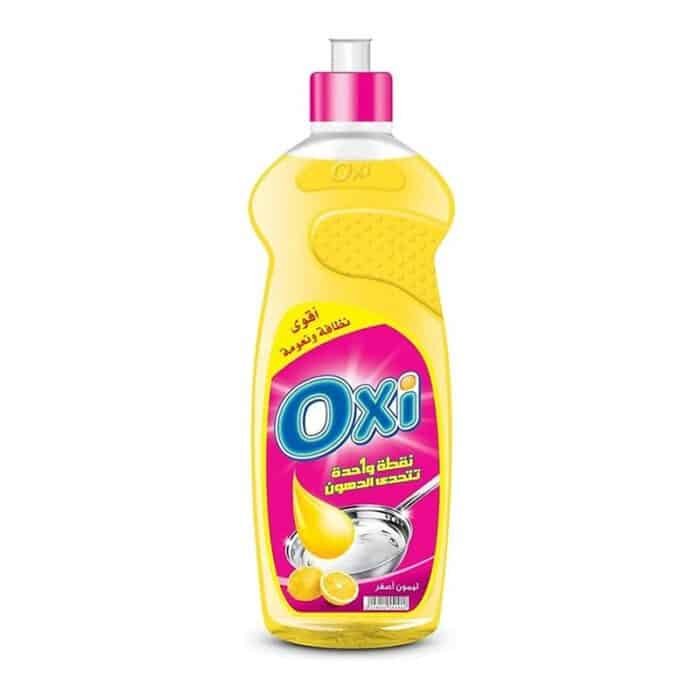 Oxi Yellow Lemon Dishwashing Liquid - 1L - Image 1