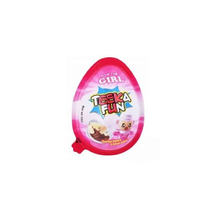 Teeka Fun Chocolate Egg For Girls - Image 1