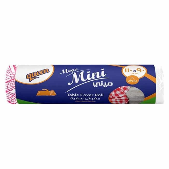Queen Mega Mini Table Cover Roll - 90 x 110cm - 30 Pieces - Image 1