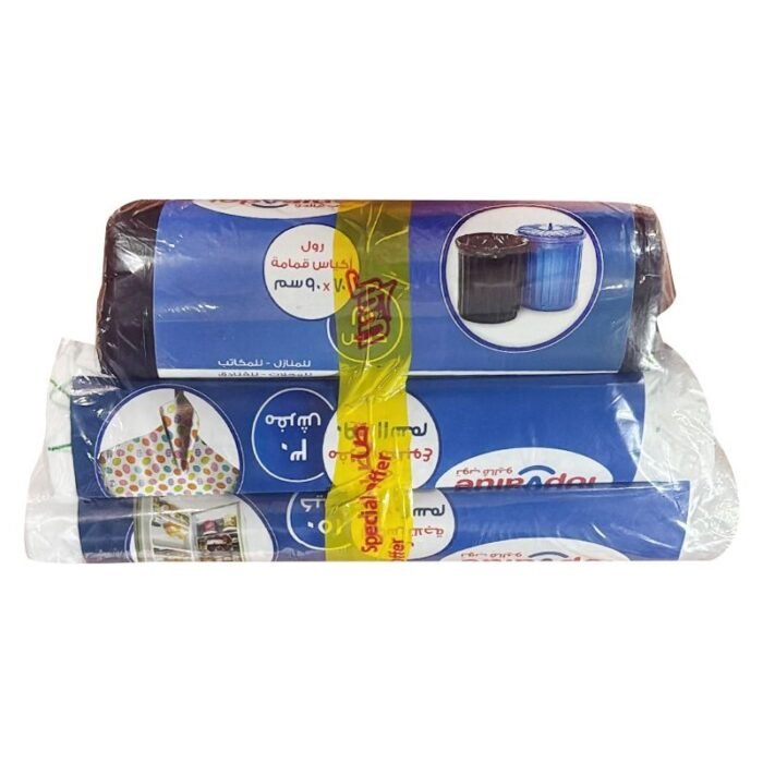Top Value Sandwich Bags - 25 x 40cm - 150 Bags + Top Value Table Cover Roll - 90 x 110cm - 30 Covers + Top Value Garbage Bags - 70 x 90cm - 25 Bags - Image 1