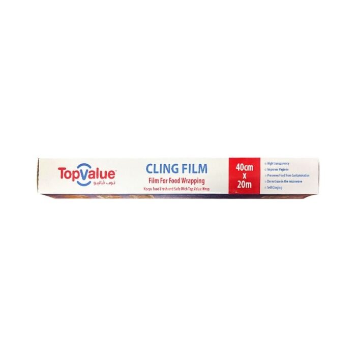 Top Value Cling Film Roll - 20m x 40cm - Image 1