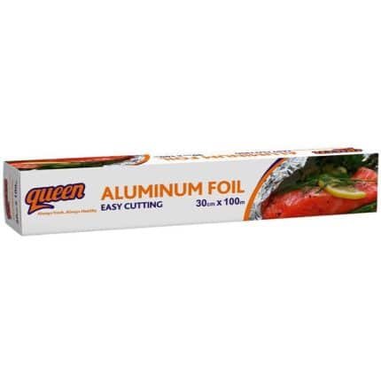 Queen Aluminum Foil Roll - 30cm x 100m