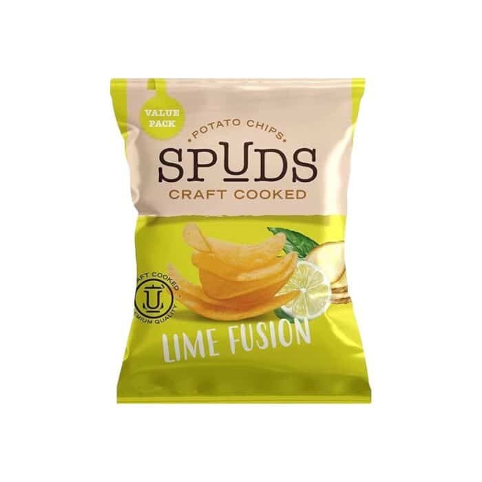 Spuds Lime Fusion Potato Chips - 43-53g - Image 1