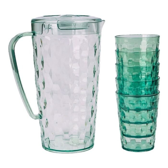 Crystal Jug - 2 L + 5 Glasses - Image 1