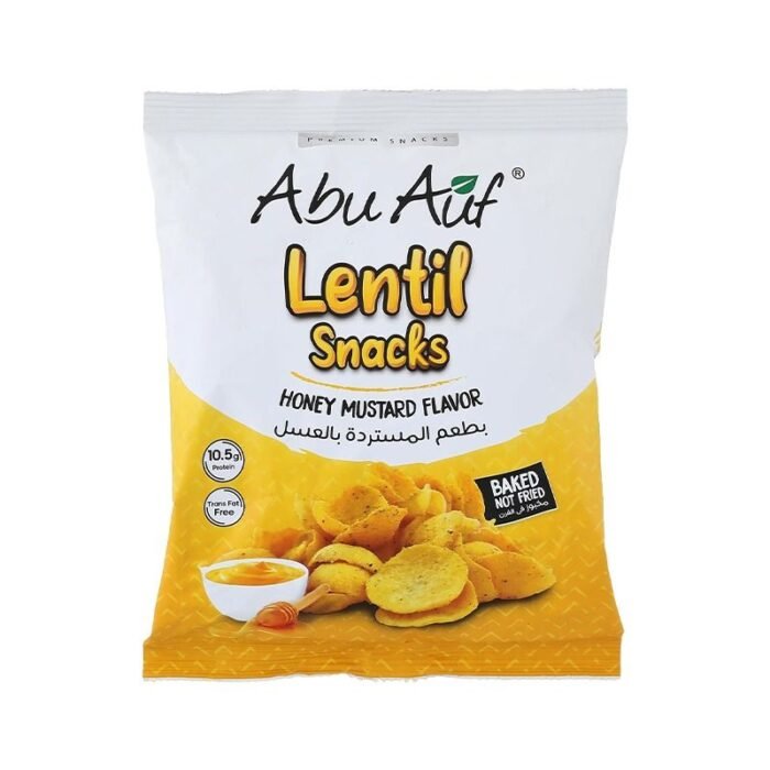 Abu Auf Honey Mustard Lentil Snacks - 60g - Image 1