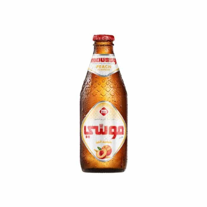 Moussy Peach Non Alcoholic Malt Drink - 275ml - Image 1