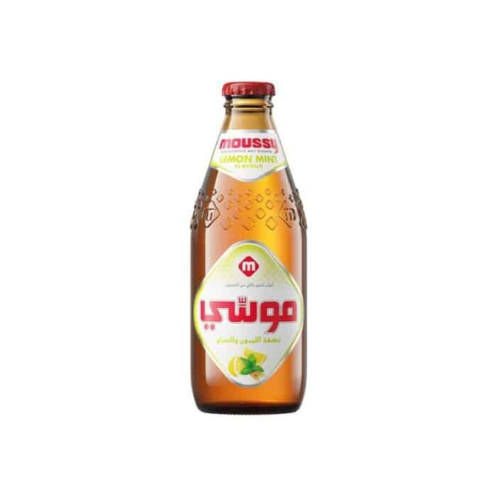 Moussy Lemon Mint Non Alcoholic Malt Drink - 275ml - Image 1