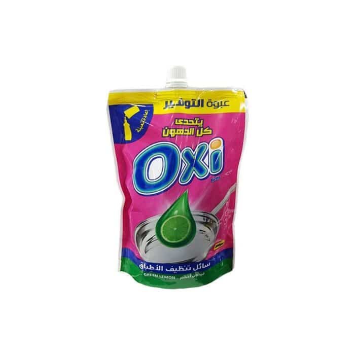 Oxi Green Lemon Dishwashing Liquid - 350ml - Image 1