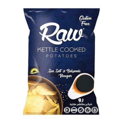Raw Sea Salt & Balsamic Vinegar Potato Chips -90-100g