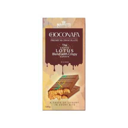 Manutti Lotus & Crispy Kunafa Chocolate - 180g