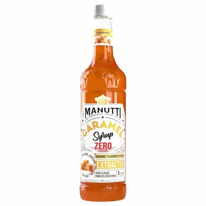 Manutti Caramel Zero Sugar Syrup - 1L - Image 1