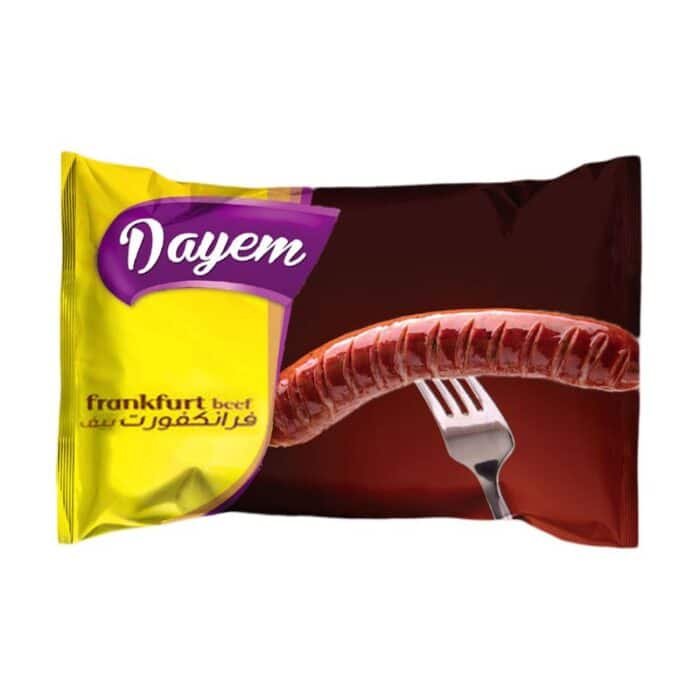 Dayem Beef Frankfurter- 24 Pieces - 1Kg - Image 1