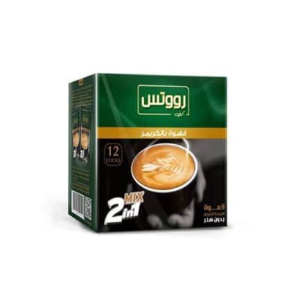 روتس 2 في 1 ميكس قهوة فورية الجذور 2 في 1 - 12 جرام × 12 كيس