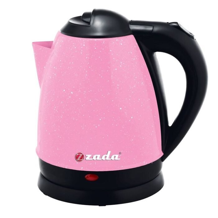 Zada Granite kettle - 1.5L - 1500W - Black & Pink - ZKT-155G - Image 1