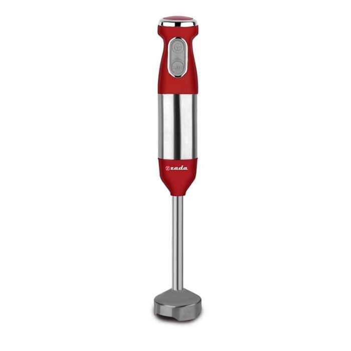 Zada Stainless steel Hand Blender - 600W - Turbo Feature - Red & Silver - ZHB-501 - Image 1