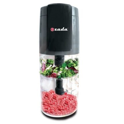 Zada Meat & Vegetable Chopper - 550W - 6 Blades - Black - ZCH-450