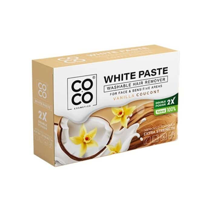 Coco Vanilla Coconut White Paste Hair Removal -100g - Image 1