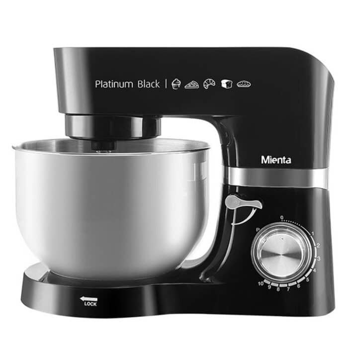 Mienta Kitchen Machine - 1300W - 5.5L - Anti Splash Cover - Black - KM38232C - Image 1