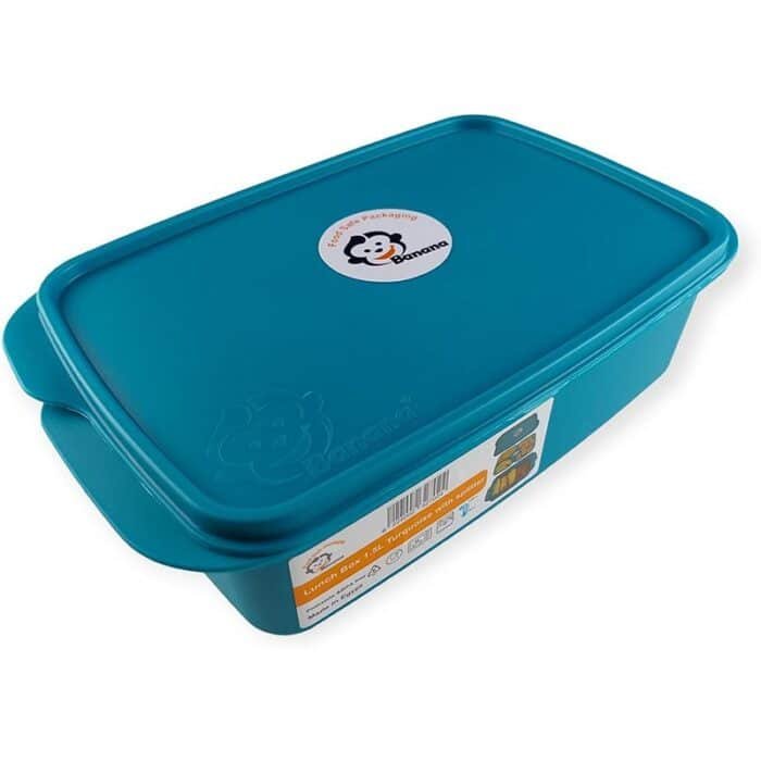 Banana Splitter Lunch Box - 1.5L - Turquoise - Image 1