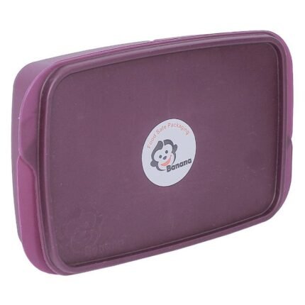 Banana Divided Lunch Box - 1L - Purple