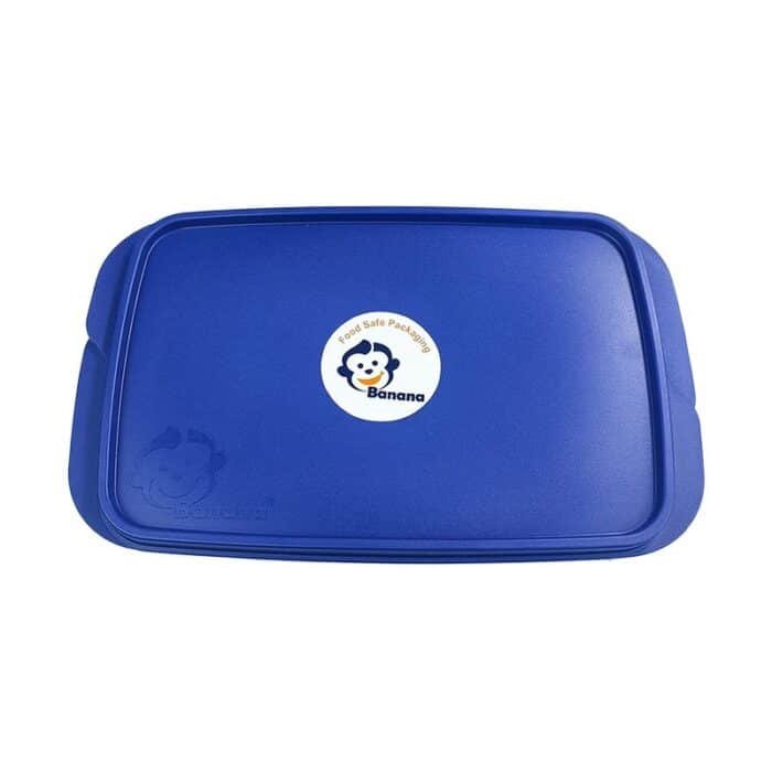 Banana Divided Lunch Box - 1L - Navy - Image 1