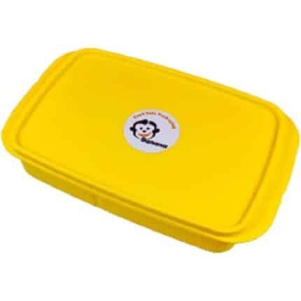 Banana Divided Lunch Box - 1L - Yellow