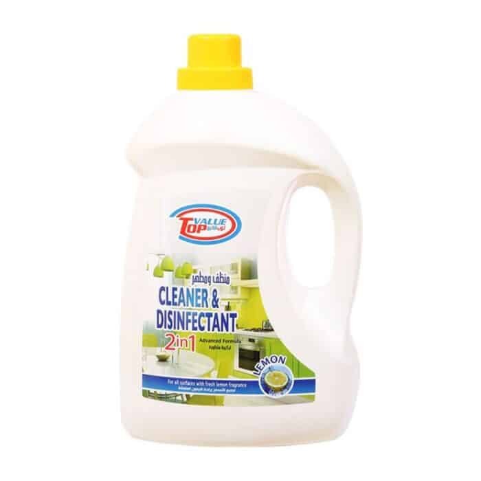 Top Value Lemon Cleaner & Disinfectant - 2L - Image 1