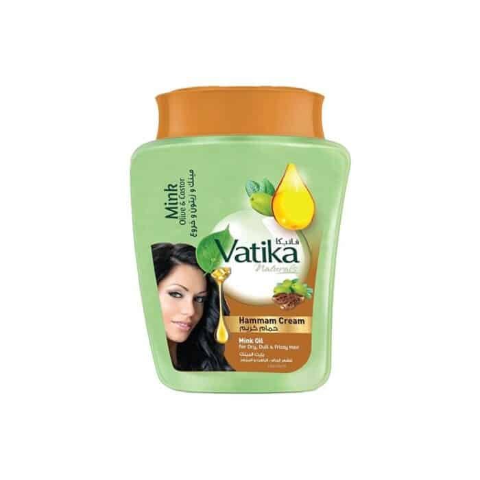 Vatika Naturals Mink, Olives & Castor Hammam Cream - 450g - Image 1