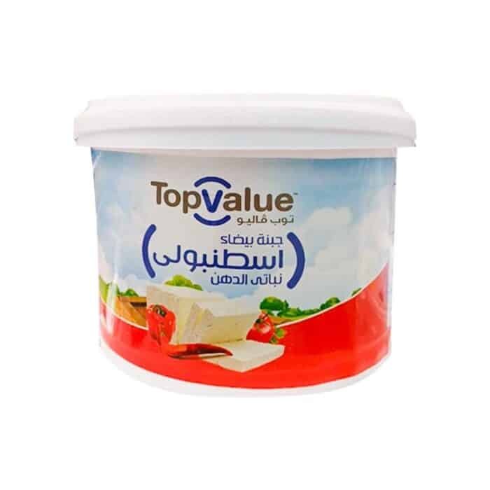 ⁦توب فاليو استانبولي جبن استانبولي نباتي دسم - 1 كيلو⁩ - الصورة ⁦1⁩