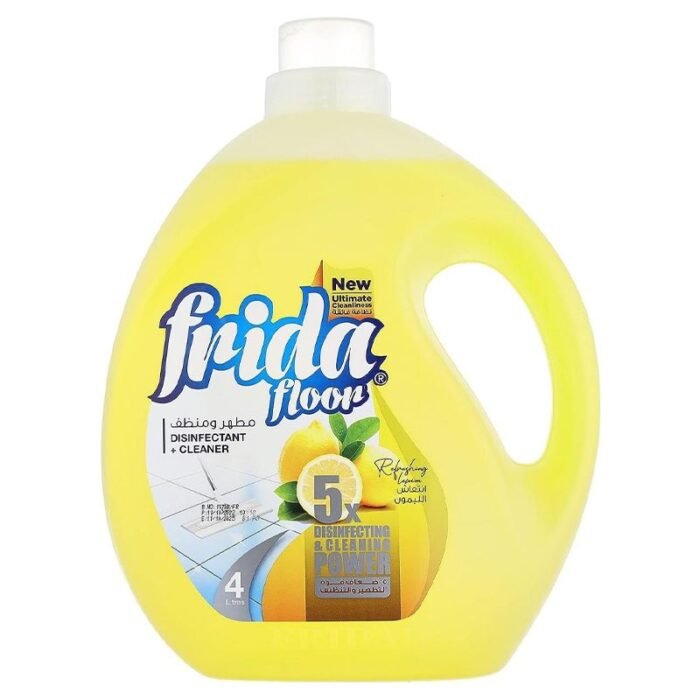 Frida Refreshing Lemon Floor Disinfectant & Cleaner - 4L - Image 1