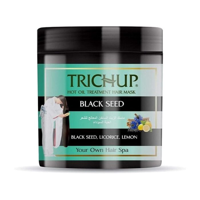 Trichup Black Seed Hot Oil Treatment Hair Mask - 500ml - Image 1
