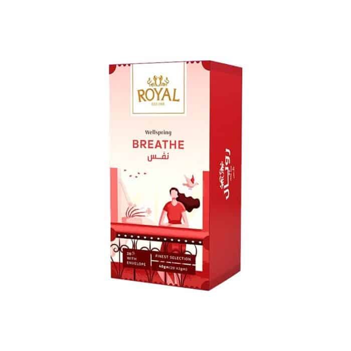 Royal Wellspring Breathe Herbal Drink - 20 Bags - Image 1